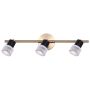Elsee Gold With Matte Black Track Light