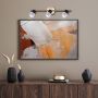 Elsee Gold With Matte Black Track Light