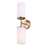 KINSLEA Flat Opal/Gold Vanity Light