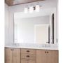 NOVALEE Brushed Nickel 3 Light Vanity