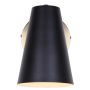 HARKEN Matte Black and Gold Wall Light