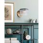 Jenner Gold with Matte Black Wall Light