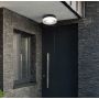 Benni Outdoor Light With Black Textured Shade