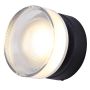 Benni Lined Shade Black Outdoor Light