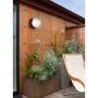 Benni Lined Shade Black Outdoor Light