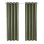 Cameron Grommet Panel - Slub Solid Panel 52x84 Olive
