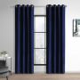 Chenille TPU Blackout Grommet Panel 52x84 Navy