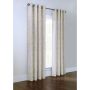 Tuscani Marbleized Jacqard Grommet Panel 52 x 84 Natural