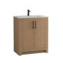 Combo de vanité style porte Chevron 30"