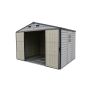 Duramax Woodside Plus Grey Vinyl Shed- 10.5' x 8'