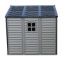 Duramax Woodside Plus Grey Vinyl Shed- 10.5' x 8'