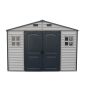 Duramax Woodside Plus Grey Vinyl Shed- 10.5' x 8'