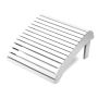 Recycled HDPE Adirondack Footstool -White