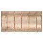 4'x 8' Modern Contemporary Brown Lattice Panel