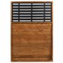 6'x4' LT Contemporary Fence Screen Black Top