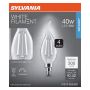 B10 Clear Dimmable White Filament LED Bulb Daylight