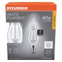 B10 Clear Dimmable White Filament LED Bulb Soft White