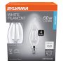 B10 Clear Dimmable White Filament LED Bulb Daylight