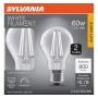 A19 Clear Dimmable White Filament LED Bulb Soft White