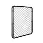42" x 48" Gate With 2" x 11 Gauge Mesh – Black