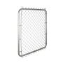 Porte Chaîne 42" x 48" avec Maillage 2" x 11 Ga – Gris