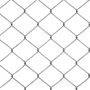 Porte Chaîne 42" x 48" avec Maillage 2" x 11 Ga – Gris