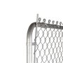 Porte Chaîne 42" x 48" avec Maillage 2" x 11 Ga – Gris