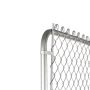 42" x 60" Chain Link Gate With 2" x 11 Gauge Mesh – Grey