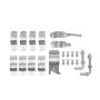 1 7/8" Chain Link Single Gate Hardware Kit – Galvanized