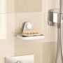 White Flex Adhesive Soap Dish