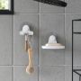 White Flex Adhesive Soap Dish