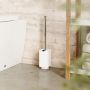 Brosse de toilette adhésive Flex blanche