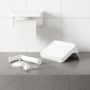 Étagère adhésive Flex pour papier toilette - Blanc