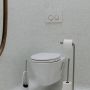 Teardrop Toilet Paper Floor Stand & Reserve