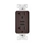 Combination USB Charger With Duplex Receptacle- Oil Rubbed
