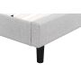 Ann Upholstered Bed Queen in Linen Stone