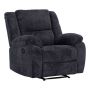 Matthew Blue Rocker Recliner