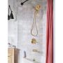 Mikah 1 Handle Tub Shower Combo Bronzed Gold