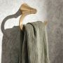 Mikah Towel Ring- Bronzed Gold