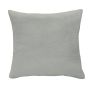 Coussins en fourrure de lapin argent 18" x 18"