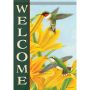 Summer Flag Hummingbirds & Lilies