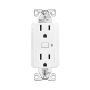 White Wi-Fi Smart Receptacle