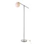 Portland 65" Floor Lamp Brushed Nickel
