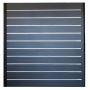 London Gate 40'' x 6' Black Aluminum Privacy Gate
