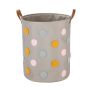 45.7 cm Fabric Hamper With Colorful Dots