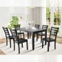 Dark Brown Dining Table With 6 Chairs