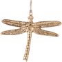 Golden Dragonfly Ornament