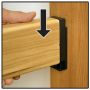 Shadow Rail 2x4 Level/White- 2/Pack