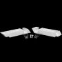 Rampe d’escalier Shadow 2x4 blanc - 2/paquet