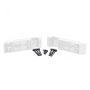 Rampe d’escalier Shadow 2x4 blanc - 2/paquet